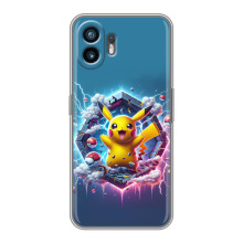 Чохол з Пікачу на Huawei Pura 70 – Лого Пікачу