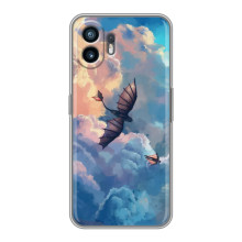 Чохол з принтом дракон Беззубик Гуавей Пура 70 – Беззубик в небі