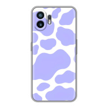 Чохол з принтом корови на Хуавей Пура 70 – Фіолетовий принт