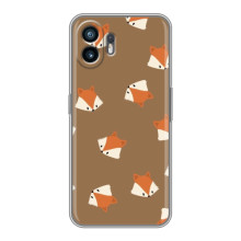 Чехол с принтом лисички на Хuawei Пура 70