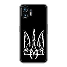 Чохол з українським гербом на Huawei Pura 70 – Герб на чорному