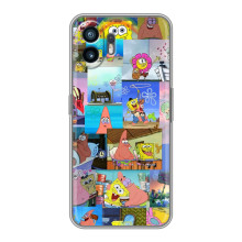 Силиконовый чехол Спанч Боб на Гуавей Пура 70 (Комиксы Спанч Боб)