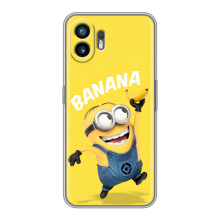 Мультяшный принт на Чехол для Гуавей Пура 70 (Banana)