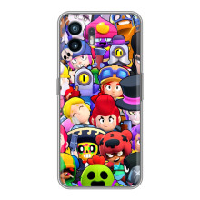 Силиконовый Чехол на Huawei Pura 70 с картинкой Brawl Stars (Персонажи)