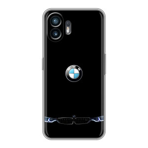 Силиконовый бампер с картинкой машины на Huawei Pura 70 (Черный BMW)