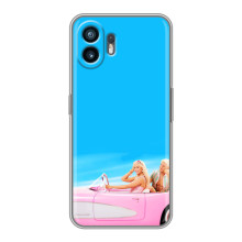 Силиконовый Чехол Барби Фильм на Huawei Pura 70 (Барби и Кен)