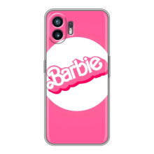 Силиконовый Чехол Барби Фильм на Huawei Pura 70 (Лого Барби)