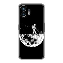 Силиконовый Чехол с принтом "Космонавты" на Huawei Pura 70 – Космонавт