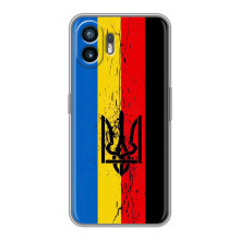 Украинские Чехлы для Huawei Pura 70 с картинкой УПА (AlphaPrint) (Прапор УПА)