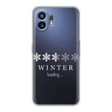 Зимні Чохли для Хуавей Пура 70 - прозорий фон (Winter loading)