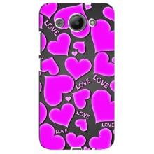 Чехлы для любимой на Хуавей У3 2017 (VPrint) (Pink hearts)