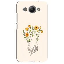 Чехлы для любимой на Хуавей У3 2017 (VPrint) (Руки любви)