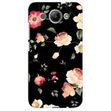 Чохли з квітами для Huawei Y3 2017 (VPrint) (Трояндочки)