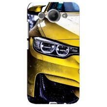 Чехлы с Машинами на Хуавей У3 2017 (VPrint) (Желтая машина)