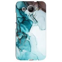 Чохол для Хуавей У3 2017 - з принтом (Дизайнерські) (AlphaPrint) (Бірюзовий мрамор)