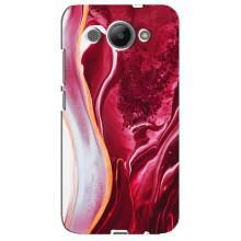 Чохол для Хуавей У3 2017 - з принтом (Дизайнерські) (AlphaPrint) (Мрамор червоний)