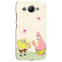 Чохол Губка Боб для Хуавей У3 2017 – Патрік і Боб