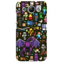 Чехол Майнкрафт на Huawei Y3 2017 (AlphaPrint) Minecraft (Коллаж Майнкрафт)