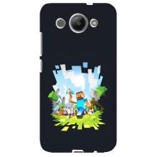 Чехол Майнкрафт на Huawei Y3 2017 (AlphaPrint) Minecraft (персонажи Minecraft)
