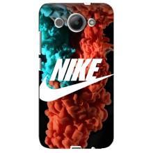 Чехол для Huawei Y3 2017 - с принтом Найк (AlphaPrint) (Дымчатый найк)