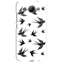 Чехол с птицами на Huawei Y3 2017 (VPrint) (Ласточки)