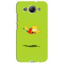 Чехол с Симпсонами для Huawei Y3 2017 (VPrint) (Барт Симпсон)