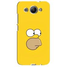 Чехол с Симпсонами для Huawei Y3 2017 (VPrint) (Гомер)