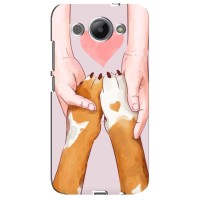 Чехол (ТПУ) Милые собачки для Huawei Y3 2017 (Любовь к собакам)