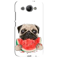 Чехол (ТПУ) Милые собачки для Huawei Y3 2017 – Смешной Мопс