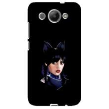 Чехлы Венсдей на Huawei Y3 2017 Уэнсдей (AlphaPrint) (серьезная Уэнздей)