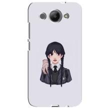 Чехлы Венсдей на Huawei Y3 2017 Уэнсдей (AlphaPrint) (Уэнздей и Вещь)