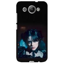 Чехлы Венсдей на Huawei Y3 2017 Уэнсдей (AlphaPrint) (взгляд Уэнздей)