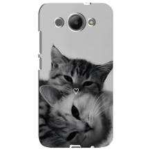 Чохол з малюнком кіт на Huawei Y3 2017 – Пара котів