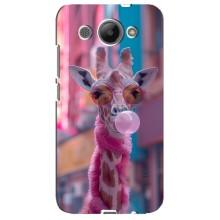 Чехол с принтом стильные животные для Хуавей У3 2017 – Стильный жирав
