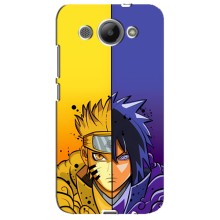 Купить Чехлы на телефон с принтом Anime для Хуавей У3 (2017) – Naruto Vs Sasuke