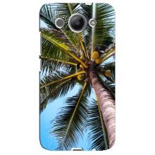 Силиконовый чехол с КАРТИНКАМИ лето для Huawei Y3 2017 (AlphaPrint) (Пальма)