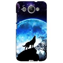 Защитные чехлы для Хуавей У3 2017 (AlphaPrint) (ХИТ продаж) ВОЛК (Волк на луну)