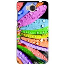 Чехлы (ART) Цветы на Huawei Y5-2017, MYA (VPrint) (Семицветик)