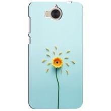 Чехлы с Цветами для Huawei Y5-2017, MYA (VPrint) (Желтый цветок)