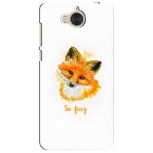 Чехлы с картинкой Лисички для Huawei Y5-2017, MYA (VPrint) (Девочка Лиса)