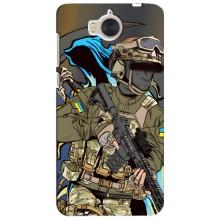 Чехлы с картинкой ЗСУ для Huawei Y5-2017, MYA (AlphaPrint) – Воин ВСУ