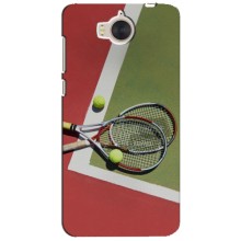 Чохли з прінтом Спортивна тематика для Huawei Y5-2017, MYA – Ракетки теніс