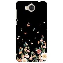 Чехол для Хуавей У5 2017 - с принтом (Дизайнерские) (AlphaPrint) (Маленькие цветы)