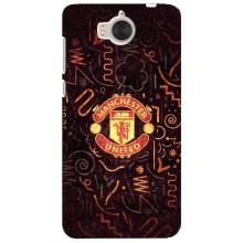 Чехол Манчестер Юнайтед для Хуавей У5 2017 (AlphaPrint) (эмблема МЮ)