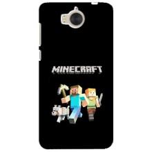 Чехол Майнкрафт на Huawei Y5-2017, MYA (AlphaPrint) Minecraft (герои Minecraft)