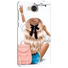 Чехол с печатью для Huawei Y5-2017, MYA - (Мода) (AlphaPrint) (Путешествие)