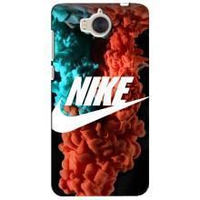 Чехол для Huawei Y5-2017, MYA - с принтом Найк (AlphaPrint) (Дымчатый найк)