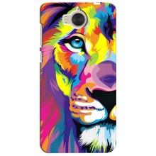 Чехол со Львом для Huawei Y5-2017, MYA (VPrint) (Яркий Лев)