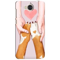 Чехол (ТПУ) Милые собачки для Huawei Y5-2017, MYA (Любовь к собакам)