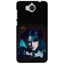 Чехлы Венсдей на Huawei Y5-2017, MYA Уэнсдей (AlphaPrint) (взгляд Уэнздей)